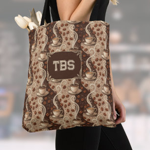 Kaffee Frische Ideen werden hier gebraut Vintage-L Tasche