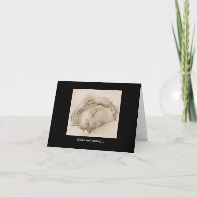 Kaffee funktioniert nicht karte (Vorderseite)