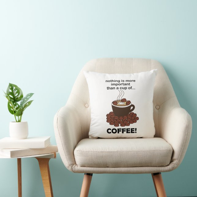 Kaffee Funny Kaffee Lover Kaffee Kaffee Kaffee Kissen (Stuhl )