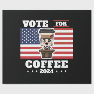 Kaffee für den Präsidenten, Abstimmung für Kaffee Geschenkpapier