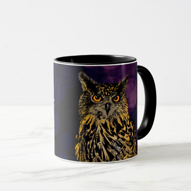 Kaffee für die Nachtschwärmer-Tasse Tasse (VorderseiteRechts)