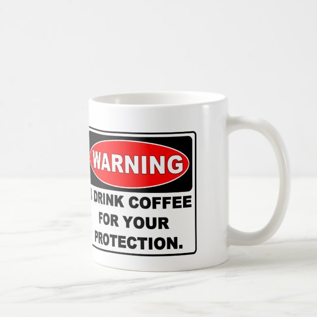 KAFFEE FÜR IHREN SCHUTZ KAFFEETASSE (Rechts)