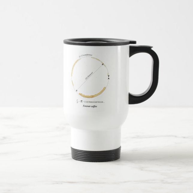 Kaffee für immer Reiseschlamm Reisebecher (Rechts)