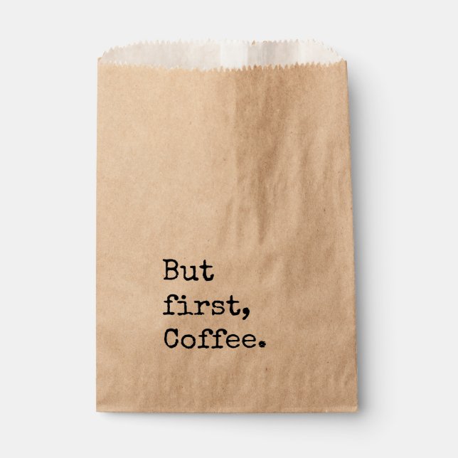 Kaffee-Gastgeschenk Hochzeiten, aber Kaffee Geschenktütchen (Vorderseite)
