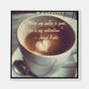 Kaffee gegangener Magnet