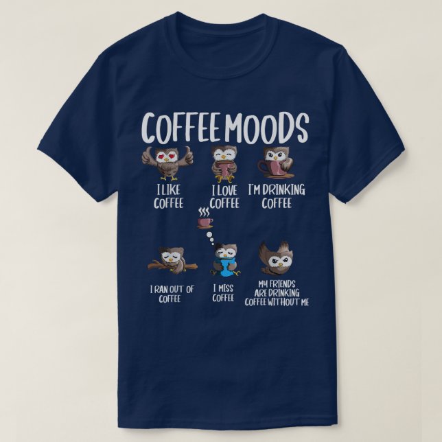 Kaffee-Gemüsebüffet Kaffee trinken Cappuccino Espr T-Shirt (Design vorne)