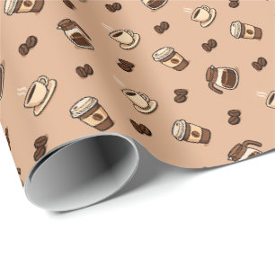 Kaffee Geschenkpapier