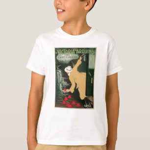 Kaffee-Getränk-Anzeigen-Kunst La-Victorias Arduino T-Shirt