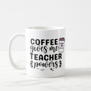 Kaffee gibt mir Power Kaffeetasse