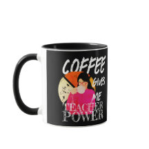 Kaffee gibt mir Power | Retro Funny