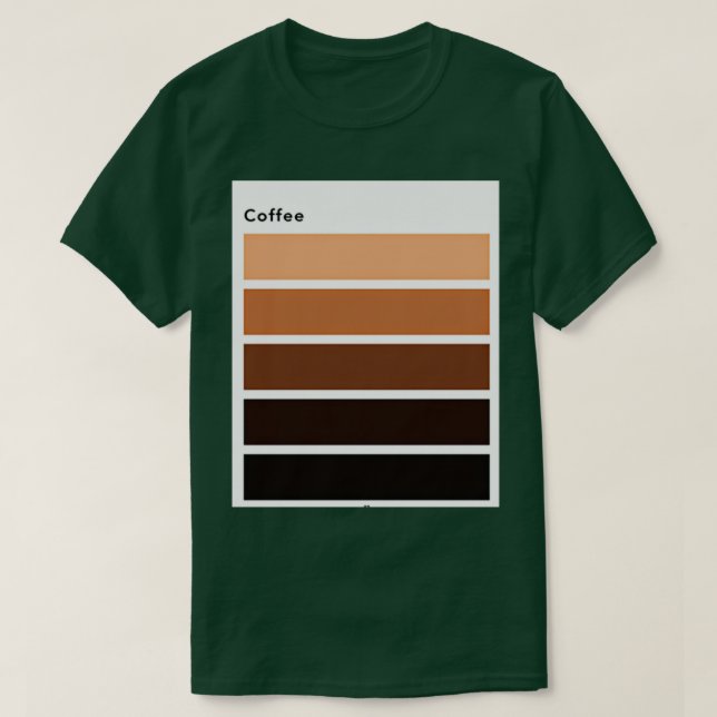 KAFFEE-GRADES T-Shirt (Design vorne)