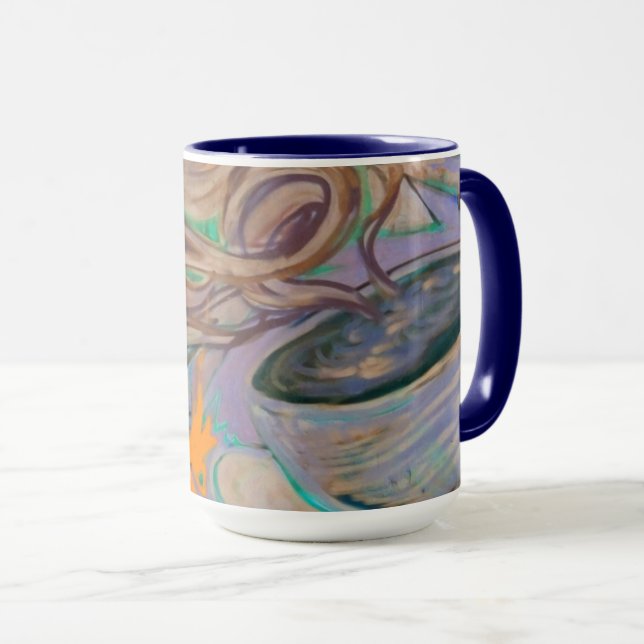 Kaffee Graffiti Tasse (VorderseiteRechts)