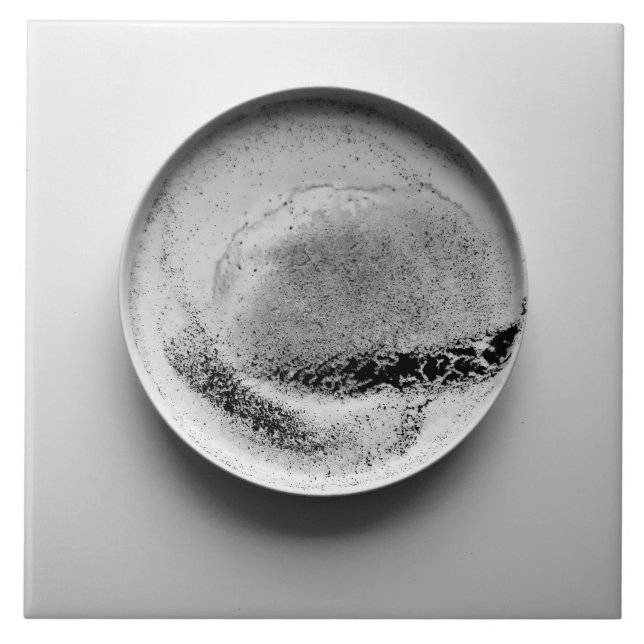 Kaffee Grounds Foto Keramik Tile Fliese (Vorderseite)