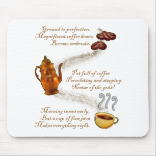 Kaffee Haiku Mousepad