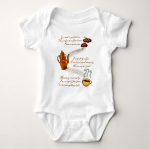 Kaffee Haiku Säugling Shirts
