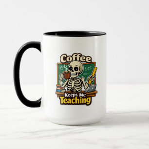 Kaffee hält mich beim Unterrichten – Lustiges Lehr Tasse