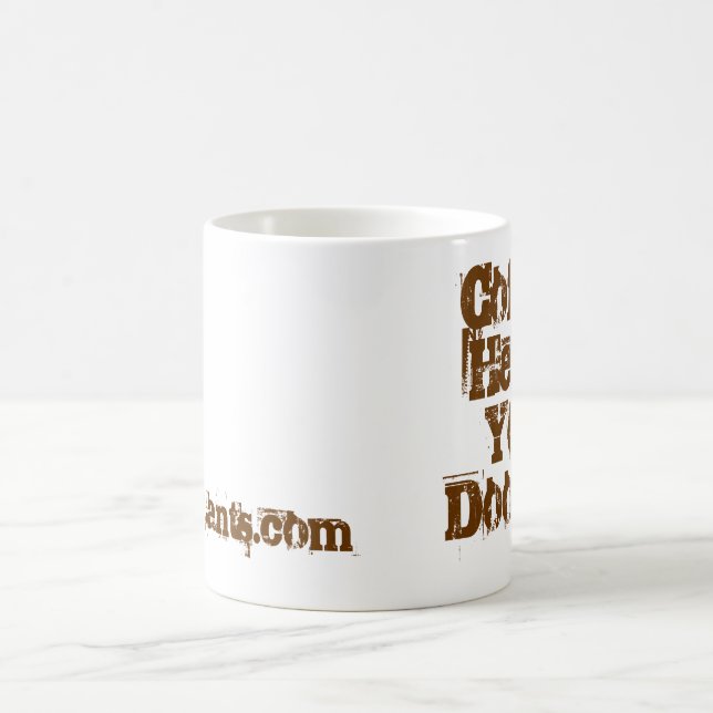 Kaffee hilft Ihnen doodie. Kaffeetasse (Mittel)