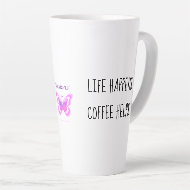 KAFFEE HILFT MILCHTASSE (Rechte Ecke)