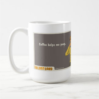 Kaffee hilft mir zu kacken kaffeetasse