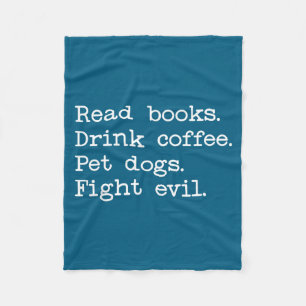 Kaffee Hunde Bücher Lesen Bücher Bewusstsein Unter Fleecedecke