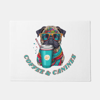 Kaffee & Hunde T - Shirt - Für Hunde Kaffee Fußmatte