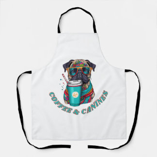 Kaffee & Hunde T - Shirt - Für Hunde Kaffee Schürze