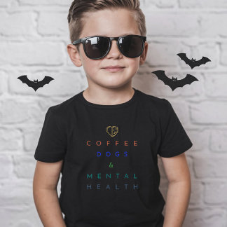 Kaffee, Hunde und psychische Gesundheit - das perf T-Shirt