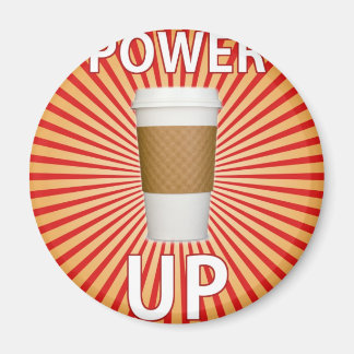 Kaffee - Ihr Super-Power! Magnet