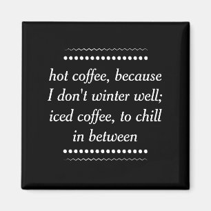 Kaffee immer magnet