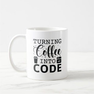 Kaffee in Code umwandeln Kaffeetasse