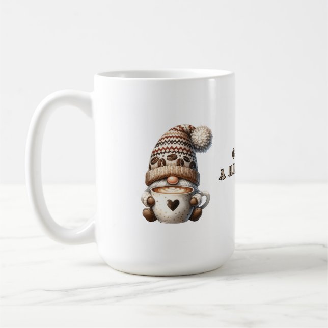 Kaffee in einer Tasse umarmen (Links)