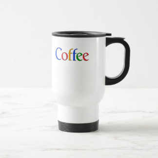 Kaffee in google Schriftart Tasse