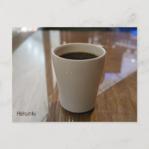 Kaffee in Helsinki Postkarte