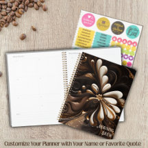 Kaffee Inspiriert Mocha und Cream Journal