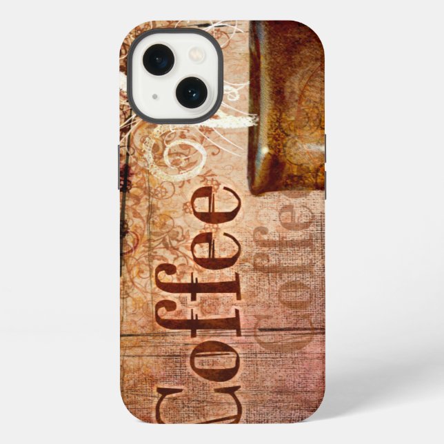 Kaffee iPhone Hülle (Rückseite)