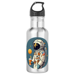 Kaffee ist AUS DIESER WELT Astronauten Raumfahrt Edelstahlflasche