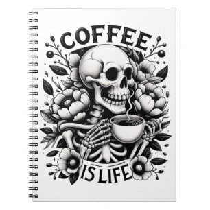 Kaffee ist das Leben Notizblock