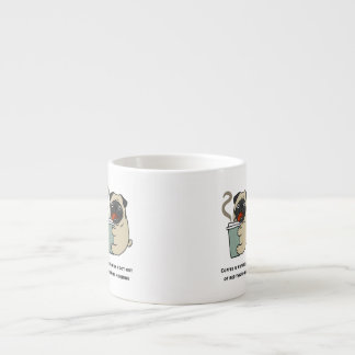 Kaffee ist der Grund, warum ich aus dem Bett got Espressotasse