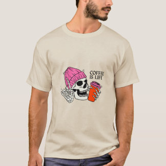 Kaffee ist der Lebenslauf-Kaffee Lover-T - Shirt