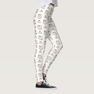 Kaffee ist der Treibstoff, der mir Behalte zu gehe Leggings