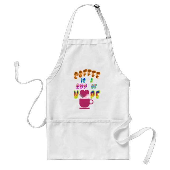 Kaffee ist eine Tasse Hoffnung Schürze (Vorne)