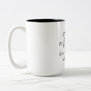 Kaffee ist eine Umarmung in einer Tasse - Süße gem