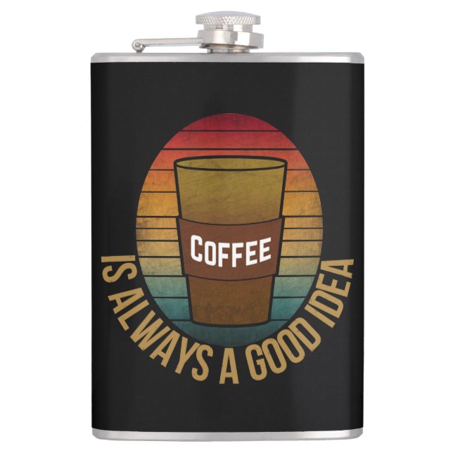 KAFFEE IST IMMER EINE GUTE IDEE FLACHMANN (Vorderseite)