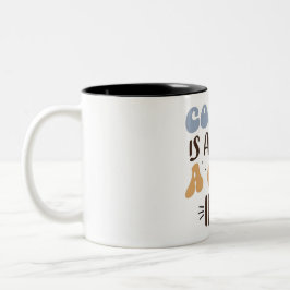 Kaffee ist immer eine gute Idee" Motivierend Tasse