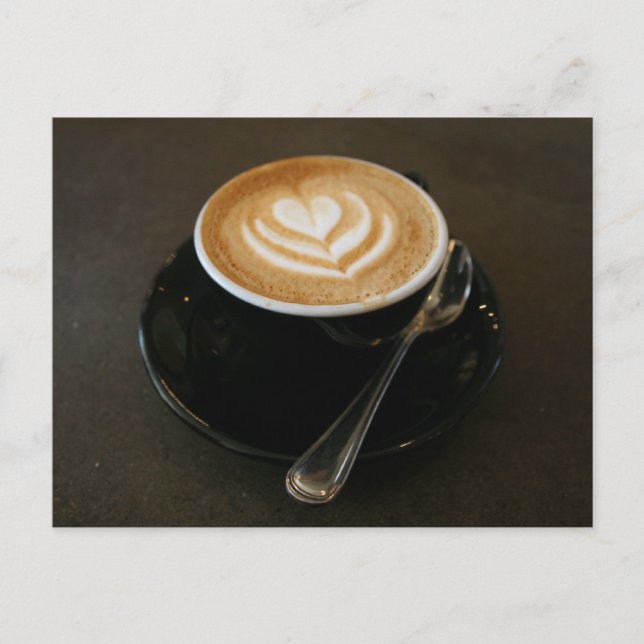 Kaffee ist Liebe - Postkarte (Vorderseite)