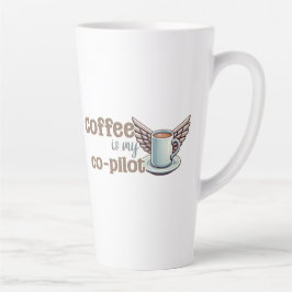 Kaffee ist mein Co-Pilot Milchtasse