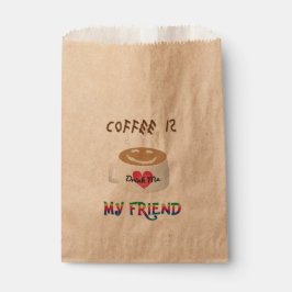 Kaffee ist mein Freund Geschenktütchen