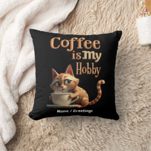 Kaffee Ist Mein Hobby Eine Mischung Aus Leidenscha Kissen