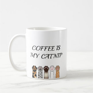 Kaffee ist mein Katzenminze Kaffeetasse
