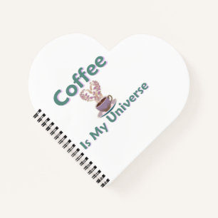 Kaffee ist mein Universum Notizbuch